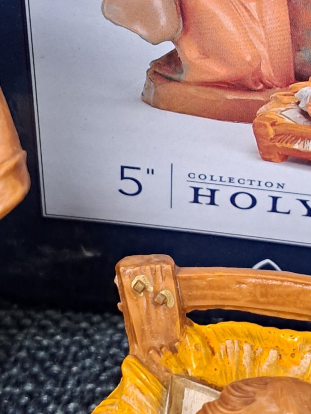NATIVITY SET 3 PC BY FONTANINI W ORIGINAL BOX 5" TALL HOLY FAMILY MADE IN ITALY - Picture 2 of 5